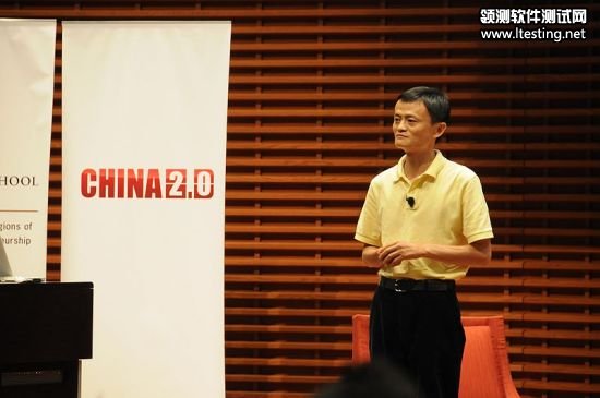 阿里巴巴集團董事長(cháng)及CEO馬云周五作客美國斯坦福大學(xué)演講。(新浪北美王瑩/攝)
