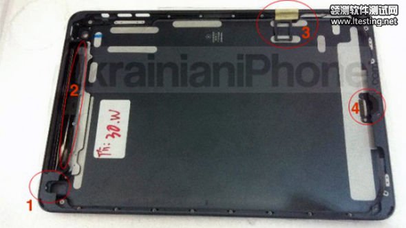 iPad Mini的另一張諜照